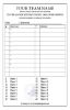 Premium Regular Lineup Card with Roster