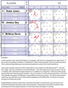 Score Keeping Example